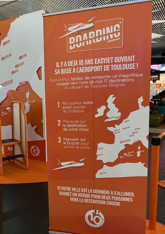 Régles du jeu grandeur nature Boarding Easyjet