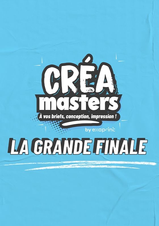 Visuel grande finale des créa masters Exaprint