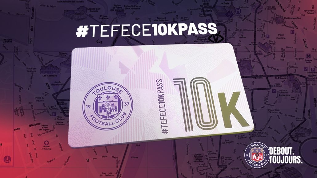 Toulouse Football Club - Vignette #TEFECE10KPASS