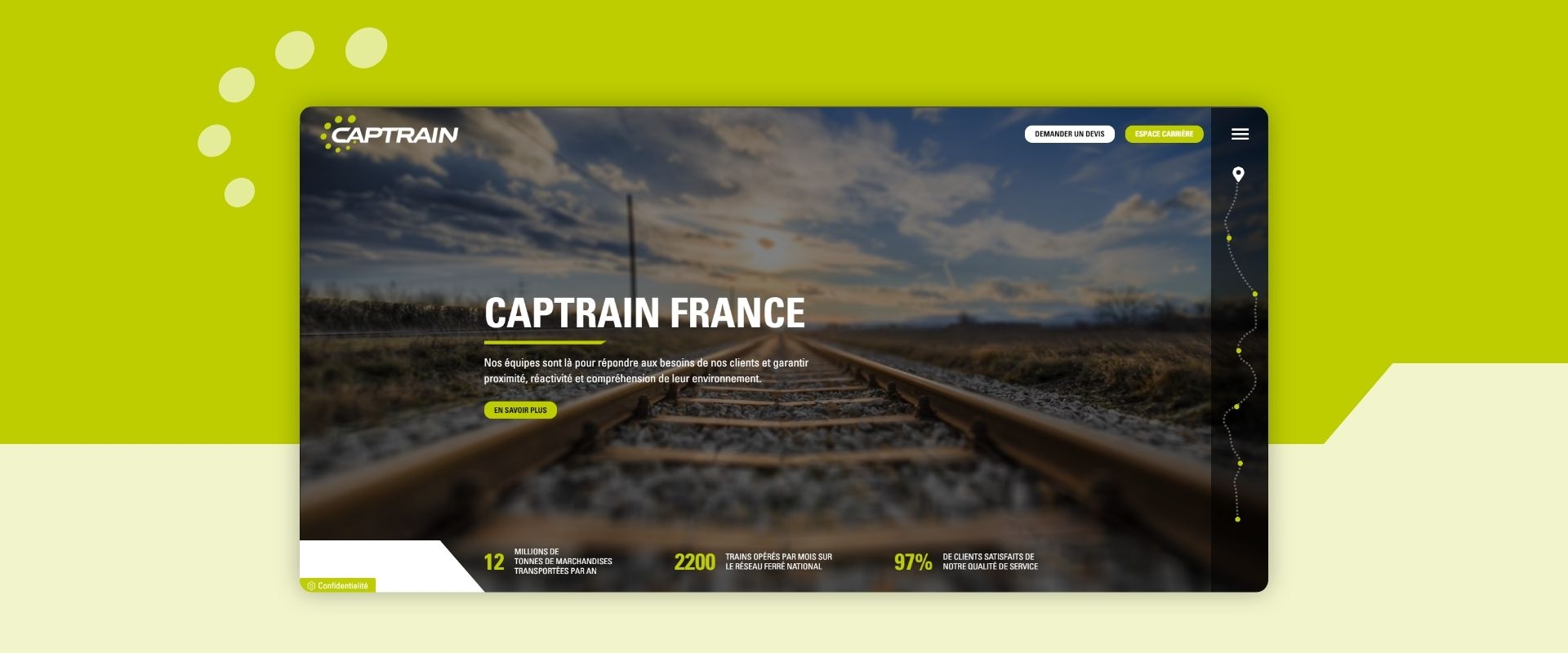 Accueil desktop du site captrain.fr